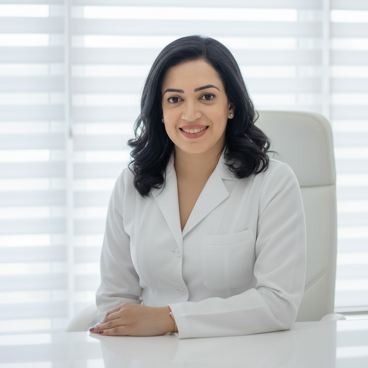 Fabiana Nascimento no consultório em Taguatinga